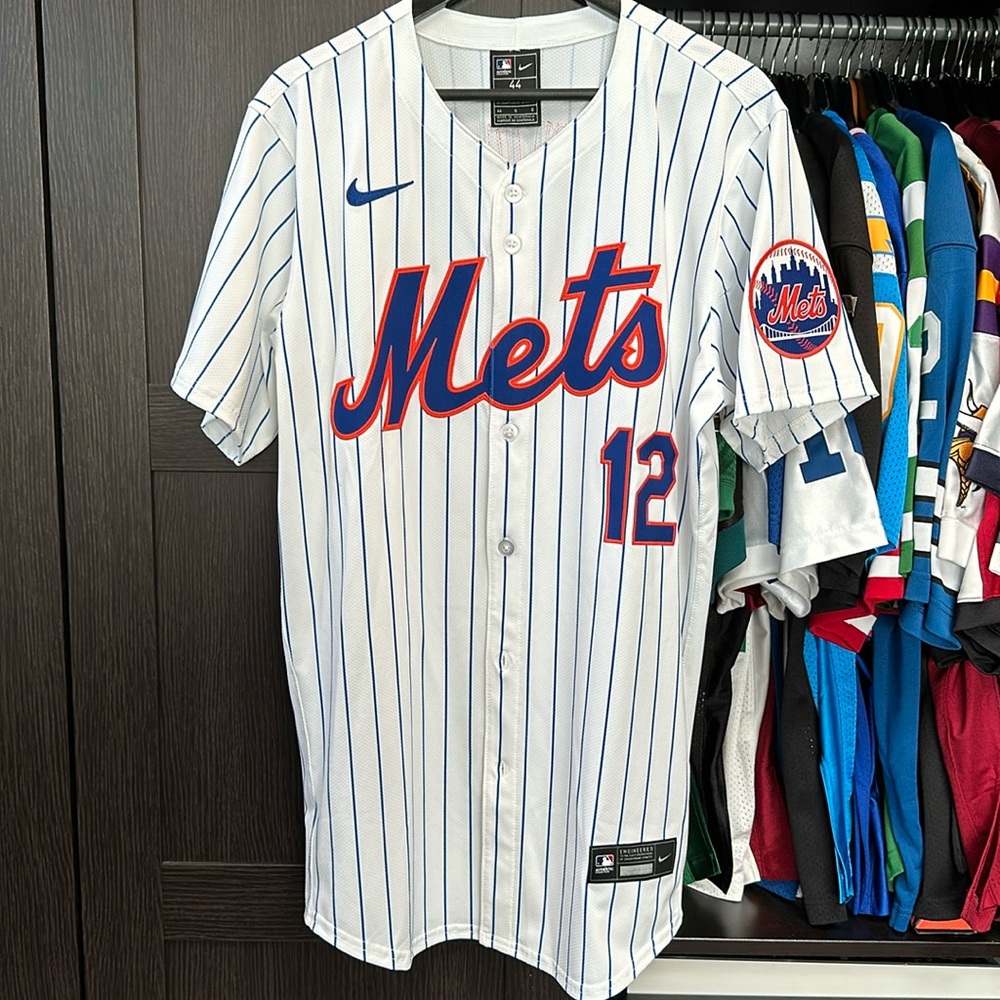 Francisco Lindor New York Mets Nike Home Elite Authentic 2024 Jersey - White